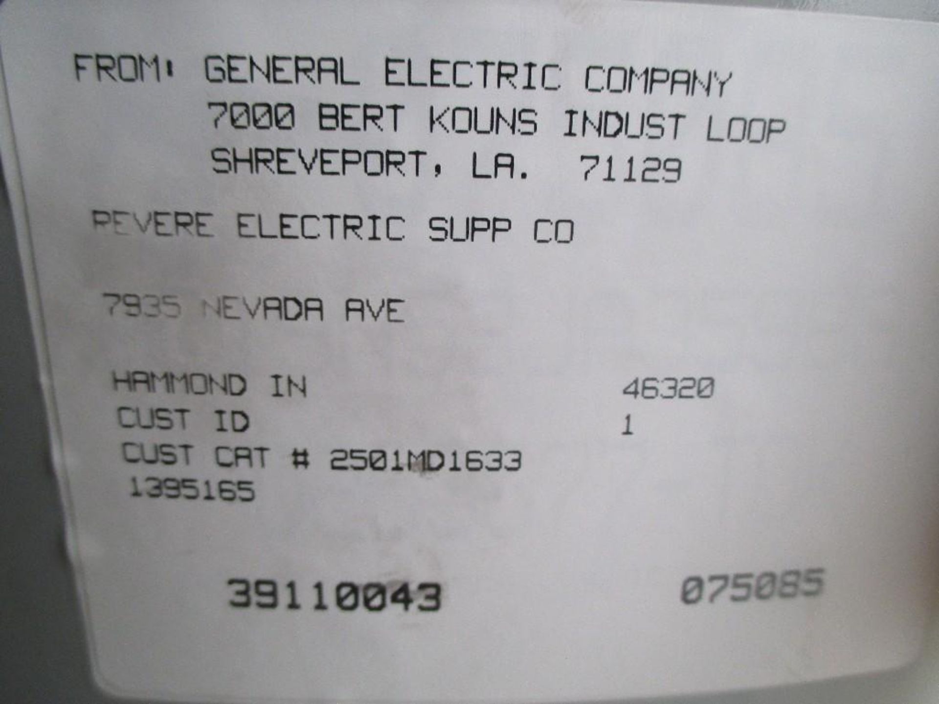 Brand New Never Used 167 KVA- 14400/24940Y-120/240 Line Material GE Transformer - Image 7 of 8