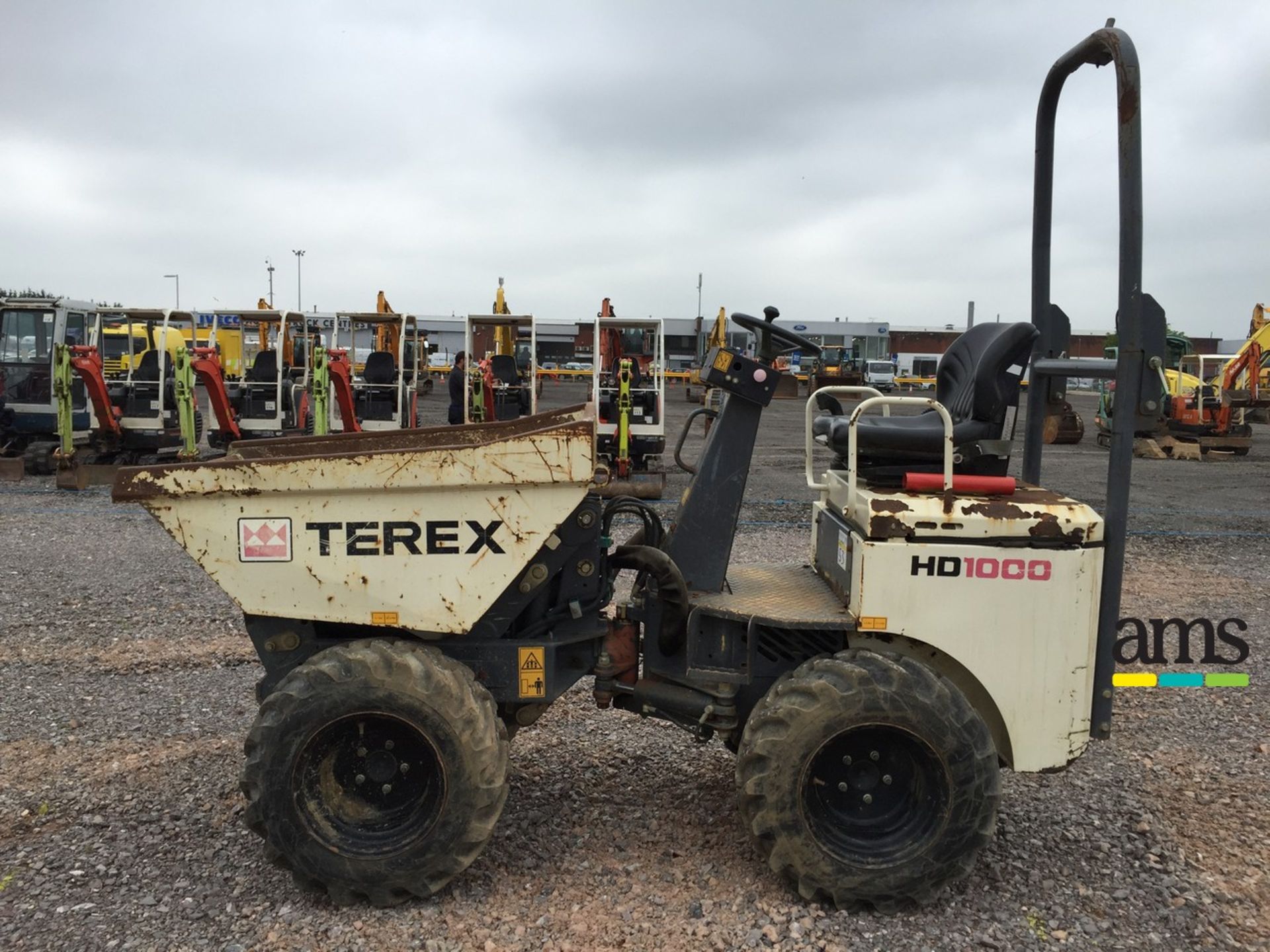 2008, Terex HD1000 1 Ton Skip Loading Dumper Serial No. 801FT141, hrs. 1,140 approx.