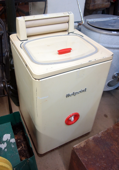 A vintage Hotpoint washing machine