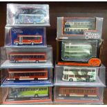 Nine models of Nottinghamshire buses; ei