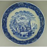 A Wedgwood Ferrara pattern blue and whit