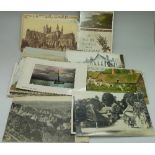 Over 200 mid 20th Century postcards