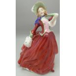 A Royal Doulton figure, Autumn Breezes,