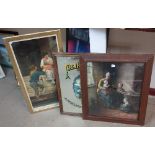 A Pears Soap advertising mirror and two