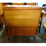 A teak bureau