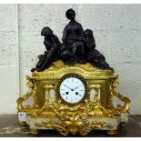 A 19th Century French marble and ormolu