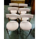 A set of six G-Plan dining chairs