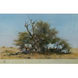 A signed limited edition David Shepherd