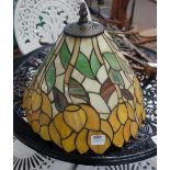 A Tiffany style light shade