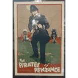 A coloured lithographic opera poster, The Pirates of Penzance, printed by Stafford & Co. Ltd.,