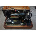 A Singer sewing machine