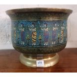 A Chinese bronze cloisonne bowl