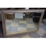 A gilt framed mirror