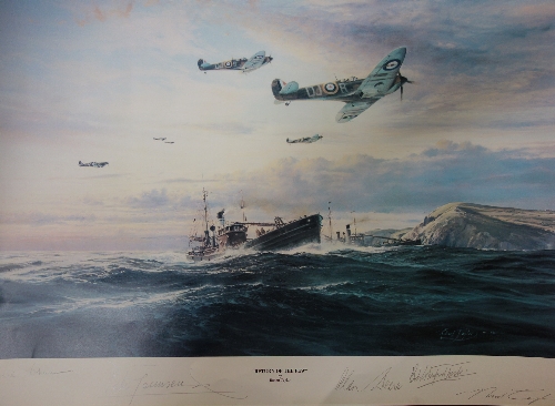 A Robert Taylor signed limited edition print, Return Of The Few, unframed, with certificate