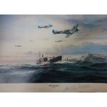 A Robert Taylor signed limited edition print, Return Of The Few, unframed, with certificate