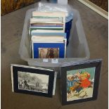 Assorted child's prints, all unframed