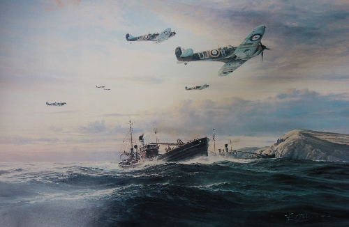 A Robert Taylor signed limited edition print, Return Of The Few, unframed, with certificate - Image 3 of 3