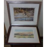 A Sir William Russell Flint print and a Charles, H.R.H. The Prince of Wales print, framed