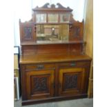 An Edward VII mahogany mirrorback sideboard