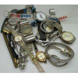 A collection of wristwatches