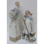 Two Lladro figures, G-18A and 5232, height of tallest 27.5cm