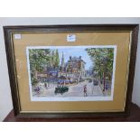 A George Cunningham limited edition print, Ranmoor, framed