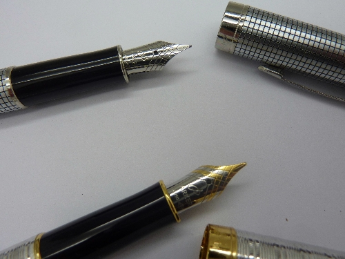 Two Parker Sonnet pens, both with 18ct gold nibs, unused - Image 2 of 2