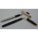 Two Parker Sonnet pens, one with 18ct gold nib, unused