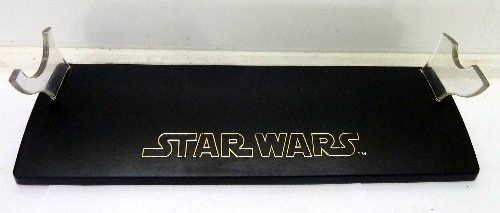 A Hasbro 2007 Star Wars light sabre and stand, in working order, overall length 110cm - Image 4 of 4