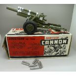 A Marx Howitzer Cannon, boxed
