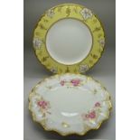 Two Royal Crown Derby plates, one a second