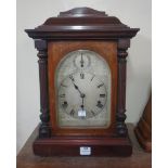 An early 20th Century German Kienzle inlaid mahogany bracket clock