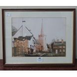 Leo Lee, Admiral Rodney, Wollaton, watercolour,