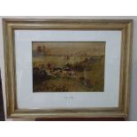 A pair of Lionel Edward prints, The Fox and The Otter,
