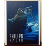 A reproduction Philips Radio advertising sign