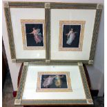 A set of three classical Roman style prints,