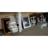 A large collection of Marilyn Monroe prints and mirrors