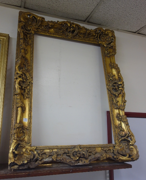 A gilt picture frame