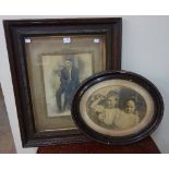 Two Victorian photographic portrait prints