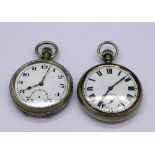 Two pocket watches