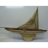 A model pond yacht