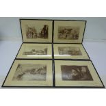 Six pictures depicting 19th Century Nottingham scenes