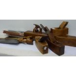 A wooden jointer plane, Torpedo, Warrington, 555mm long,