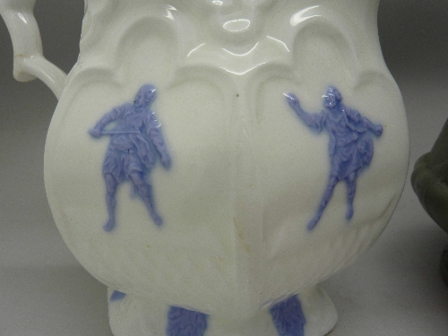 A Ridgway jug with embossed tavern scene and one other jug, - Image 4 of 4