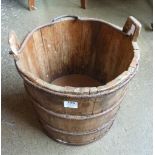 An oak pail