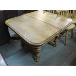 A French beech dining table