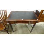 An Edward VII mahogany writing desk