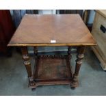 An Edward VII mahogany occasional table