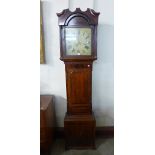 A George III oak 30-hour longcase clock