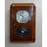An Art Deco wall clock